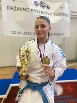 Elma Lišinović državna prvakinja v katah